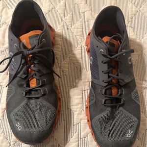 On Cloud X Rust Rock Grey men’s 9.5